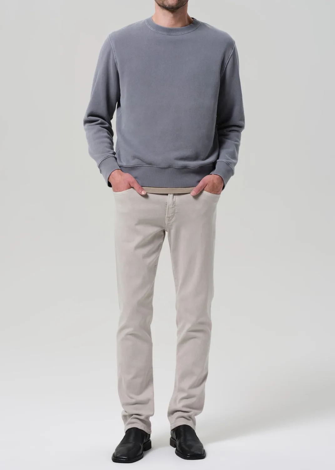 Gage Slim Straight Soft Weft in Pale Grey sold by Citizens Of Humanity product image thumbnail 3