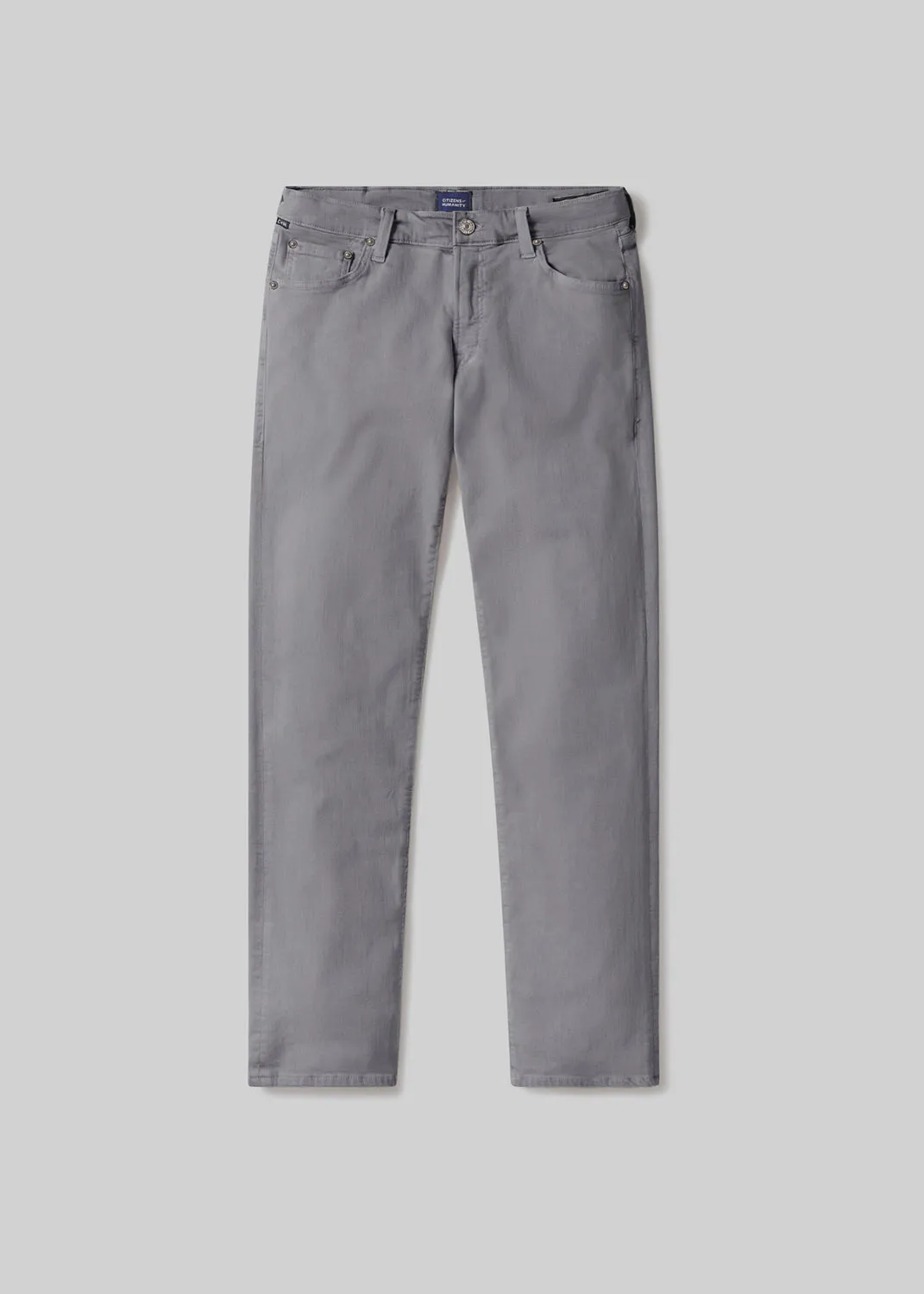 Gage Slim Straight Soft Weft in Steel Grey sold by Citizens Of Humanity