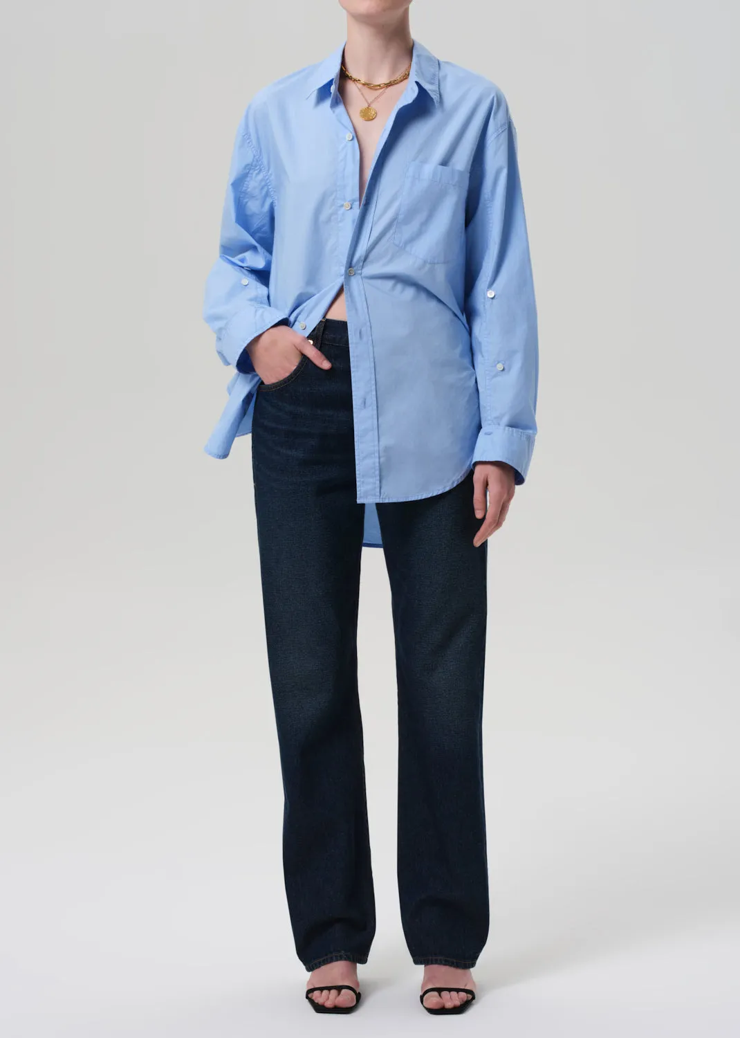 Kayla Shirt in Banker Blue sold by Citizens Of Humanity product image thumbnail 5