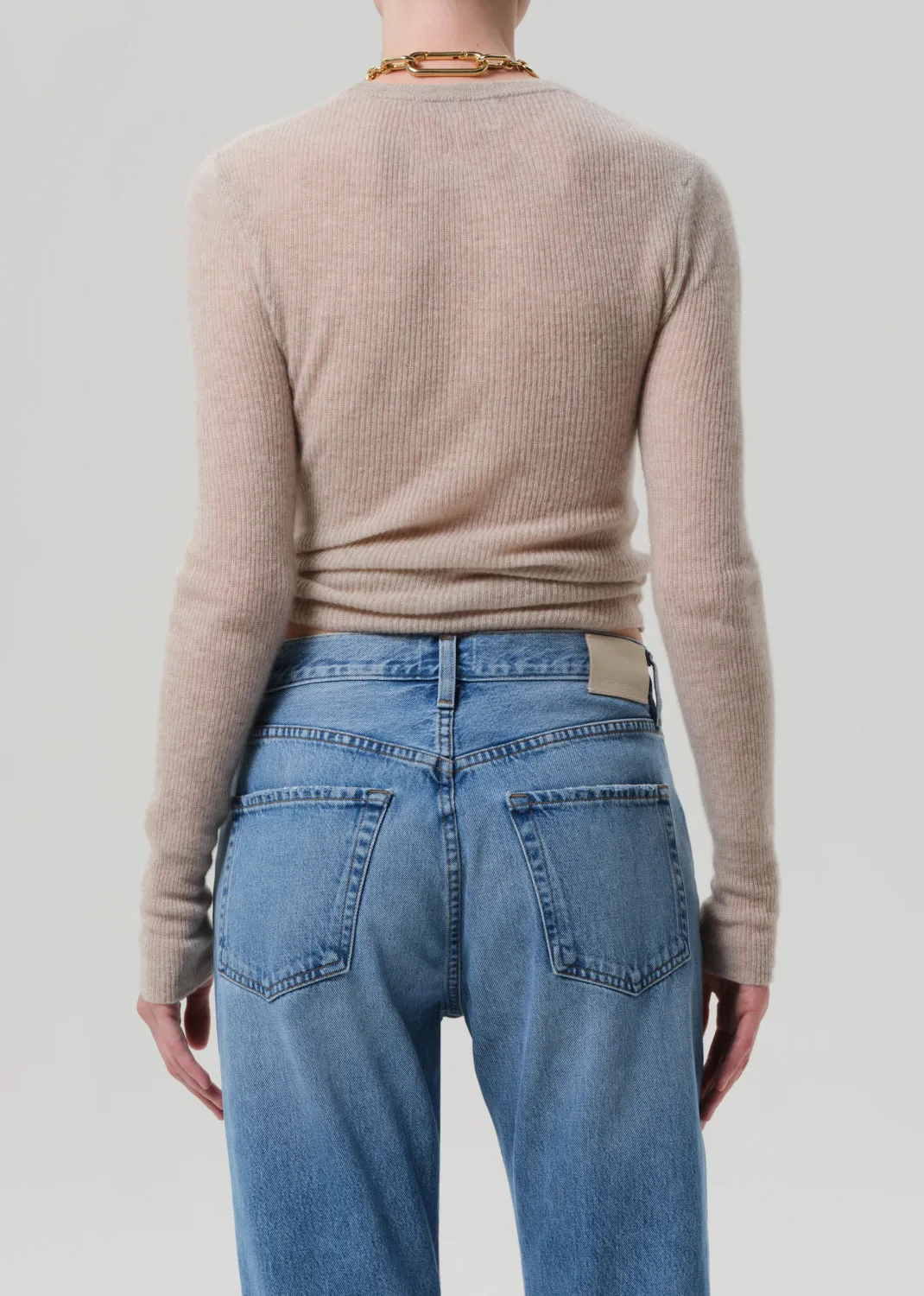 Alessia Crewneck Sweater in Oatmeal sold by Citizens Of Humanity product image thumbnail 2