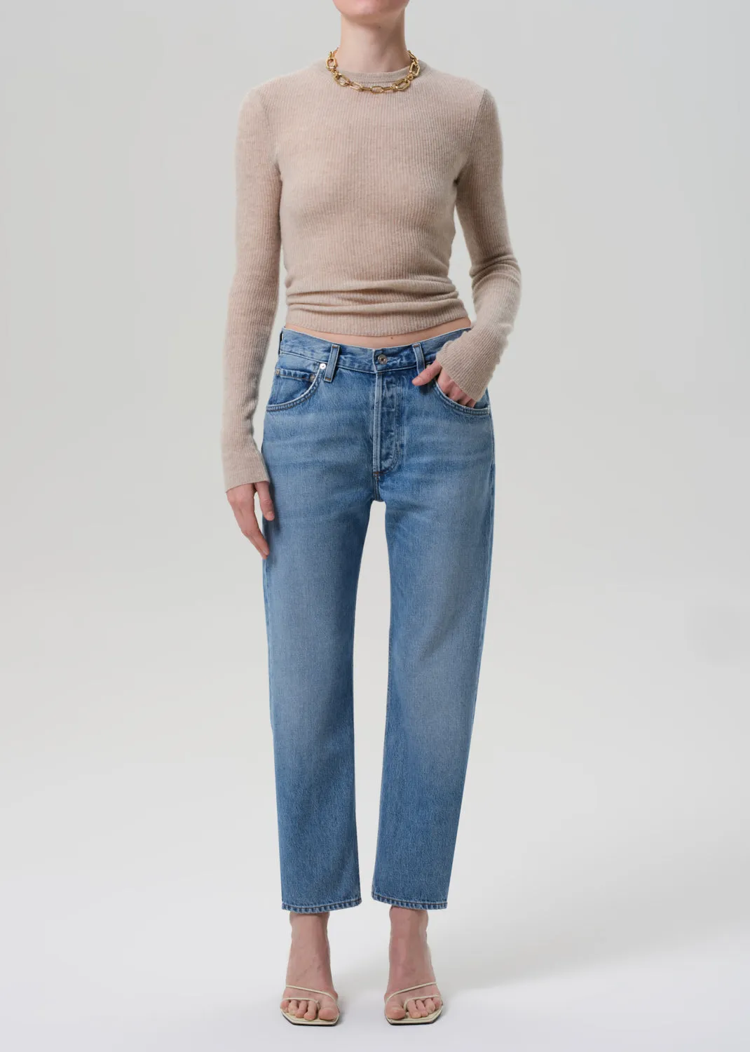 Alessia Crewneck Sweater in Oatmeal sold by Citizens Of Humanity product image thumbnail 5