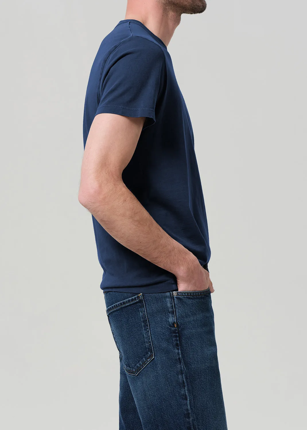 Everyday Short Sleeve Tee in Indigo sold by Citizens Of Humanity product image thumbnail 4