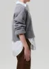 Gazette Puzzle V-Neck in Heather Grey sold by Citizens Of Humanity
