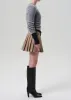 Pleated Mini Skirt in Khaki sold by Citizens Of Humanity