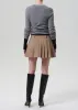 Pleated Mini Skirt in Khaki sold by Citizens Of Humanity