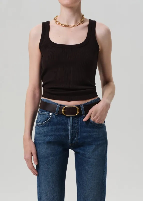 Faye Tank in Chocolate sold by Citizens Of Humanity