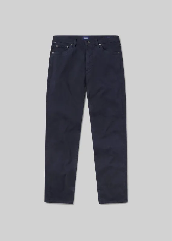 Elijah Straight Cashmere Touch in Navy sold by Citizens Of Humanity