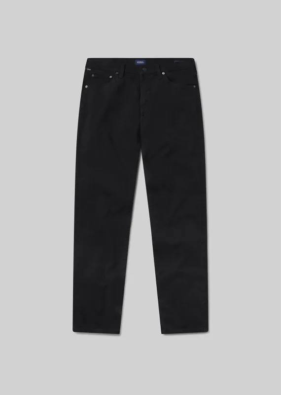 Elijah Straight Cashmere Touch in Black sold by Citizens Of Humanity