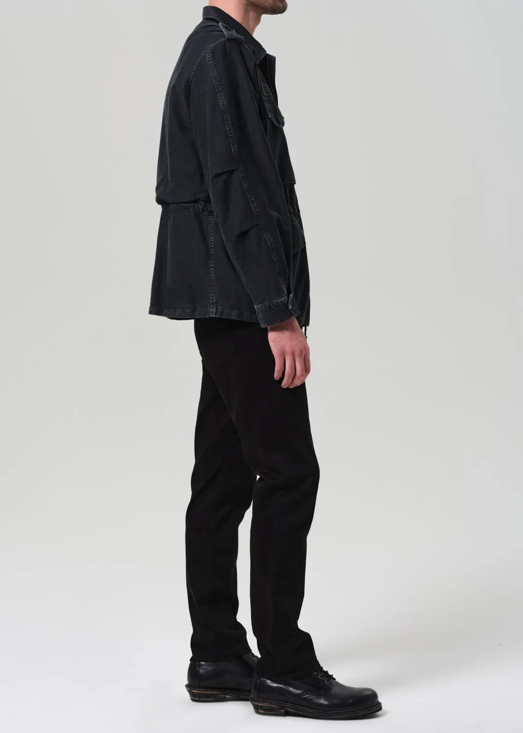 Elijah Straight Cashmere Touch Twill in Black sold by Citizens Of Humanity product image thumbnail 4