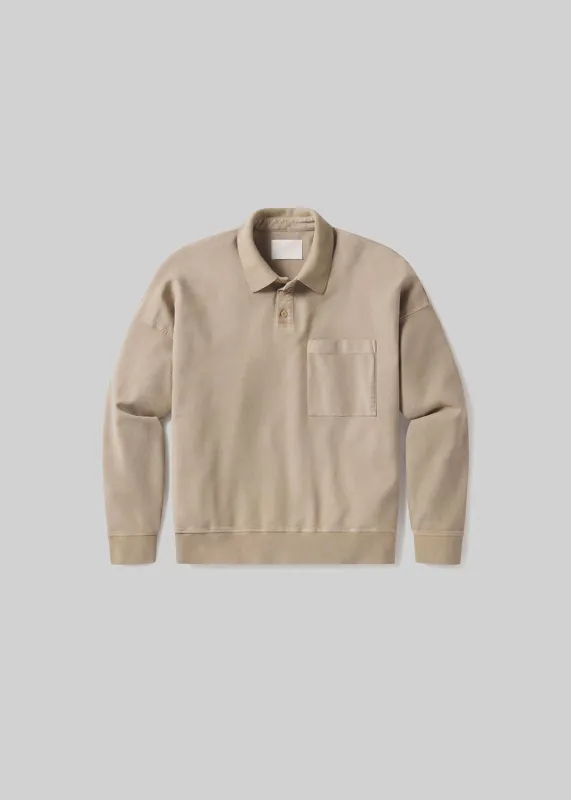 Rugby Polo in Vintage Stone sold by Citizens Of Humanity