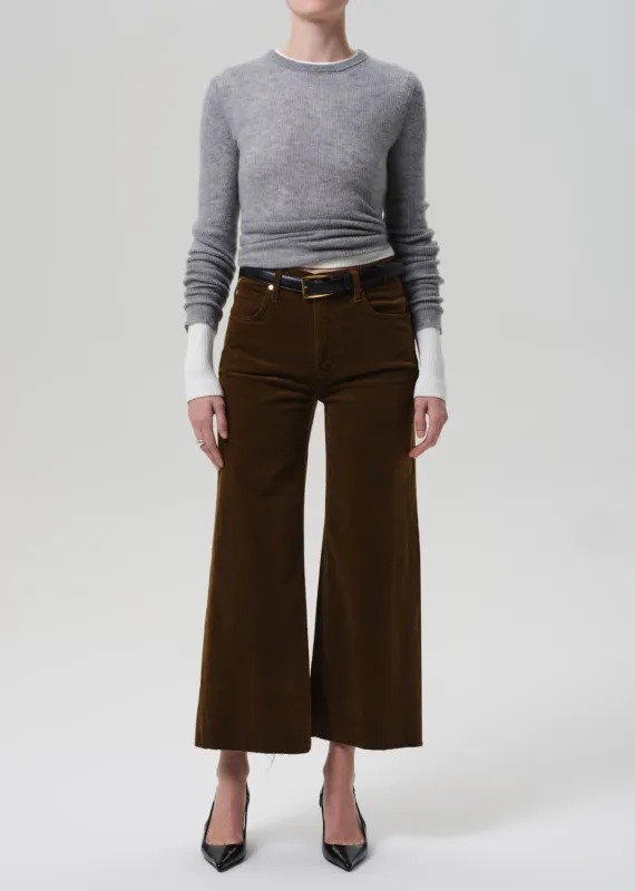 Lyra Wide Leg Crop Corduroy in Manuka sold by Citizens Of Humanity