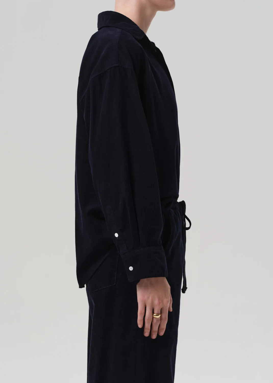 Kayla Shirt Corduroy in True Navy sold by Citizens Of Humanity product image thumbnail 3