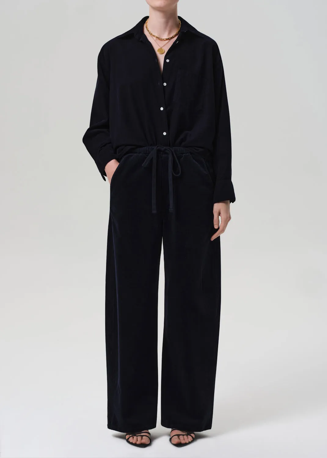 Kayla Shirt Corduroy in True Navy sold by Citizens Of Humanity product image thumbnail 5