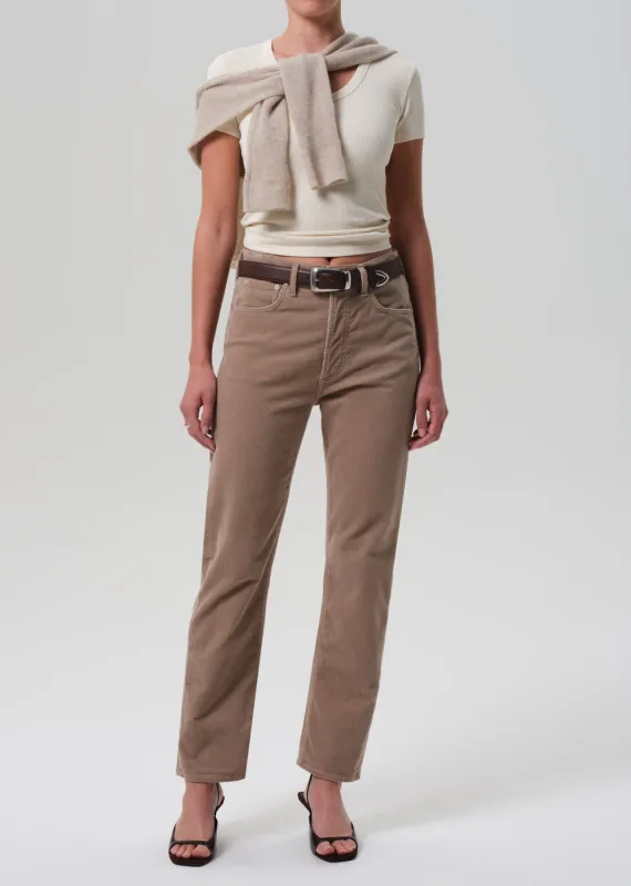 Blaine Vintage Straight Corduroy in Pale Taupe sold by Citizens Of Humanity