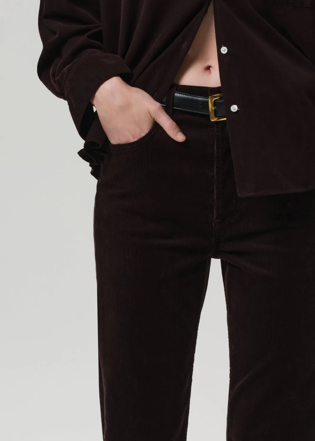 Blaine Vintage Straight Corduroy in Barrister sold by Citizens Of Humanity product image thumbnail 5