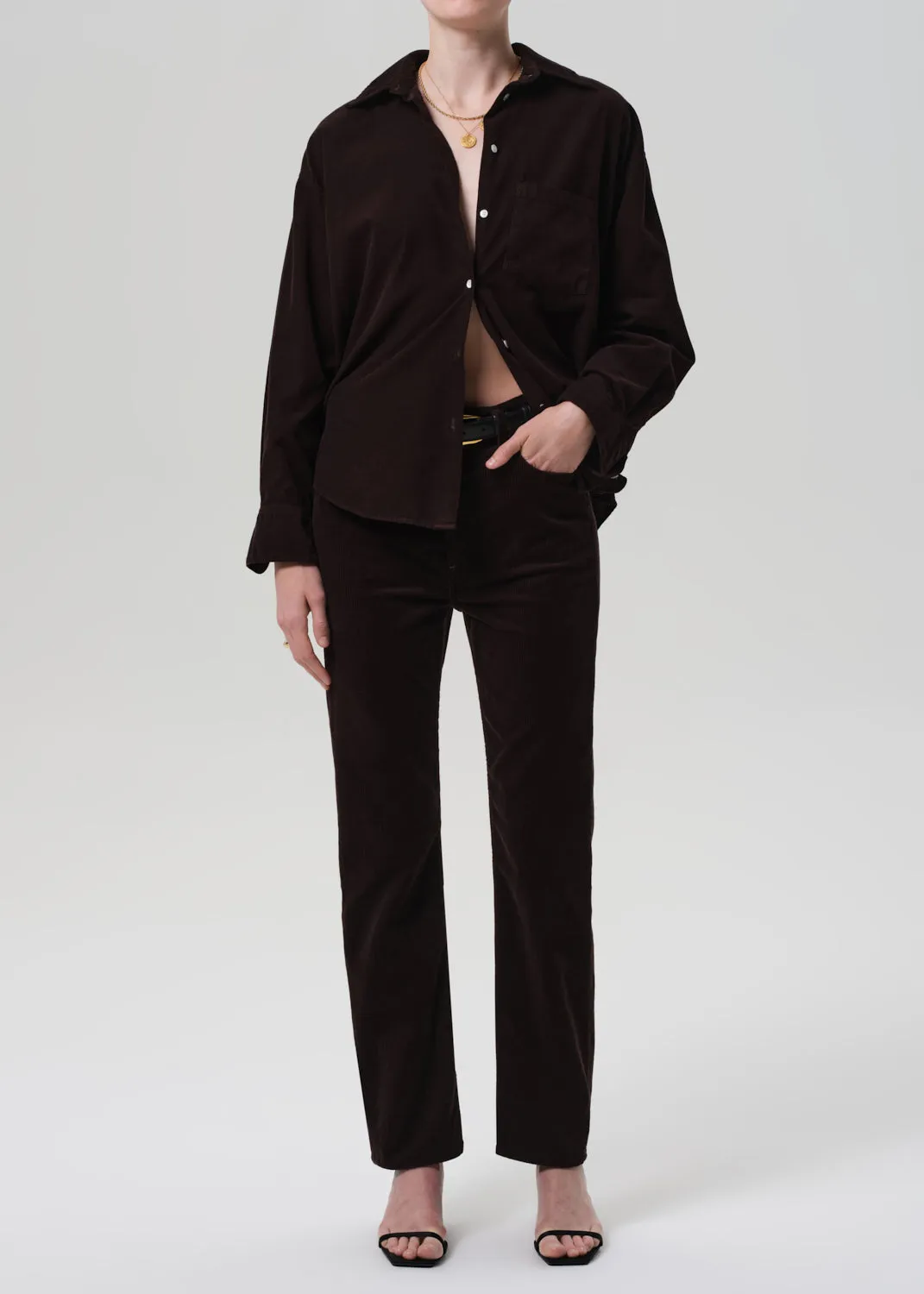 Blaine Vintage Straight Corduroy in Barrister sold by Citizens Of Humanity