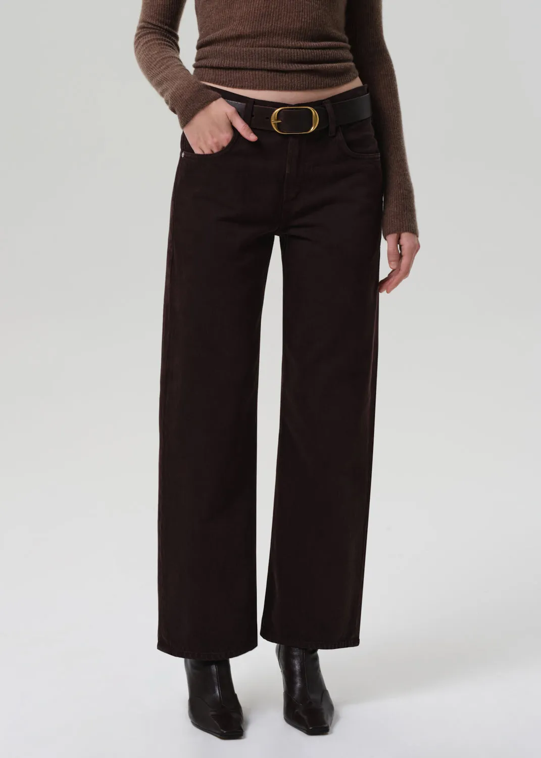 Lindz Easy Straight in Carob sold by Citizens Of Humanity product image thumbnail 5