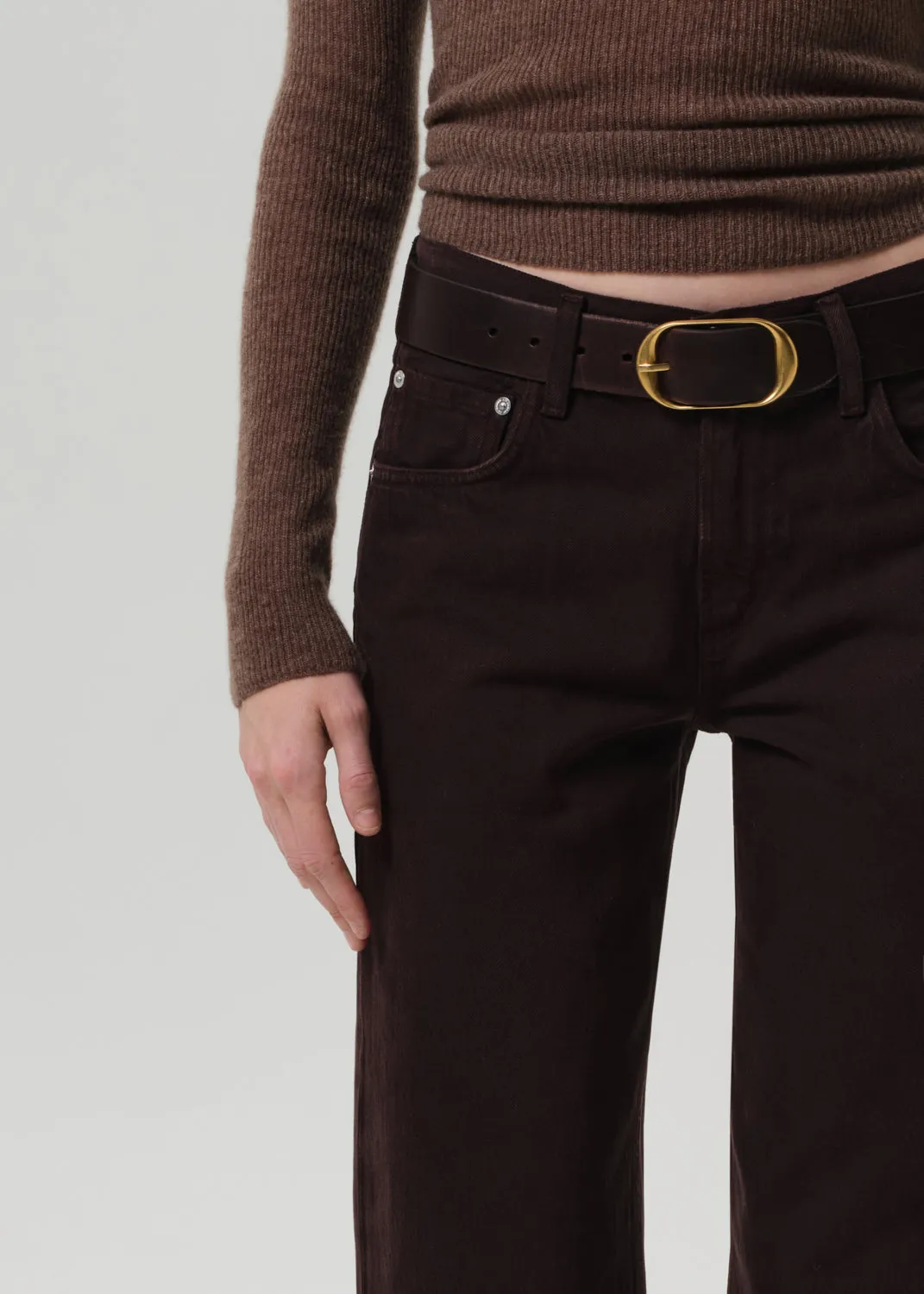 Lindz Easy Straight in Carob sold by Citizens Of Humanity product image thumbnail 4