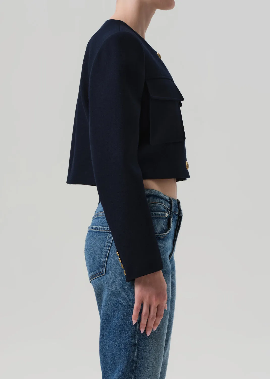 Sophia Jacket in Navy sold by Citizens Of Humanity product image thumbnail 4