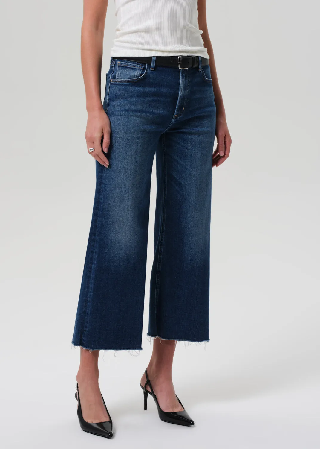 Lyra Wide Leg Crop Raw Hem in Augusta sold by Citizens Of Humanity product image thumbnail 4