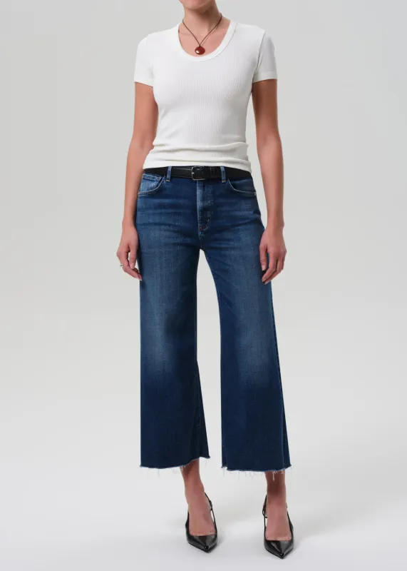 Lyra Wide Leg Crop Raw Hem in Augusta sold by Citizens Of Humanity