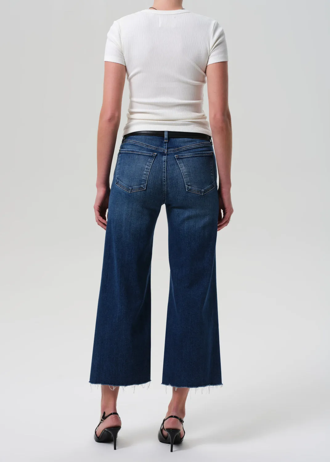 Lyra Wide Leg Crop Raw Hem in Augusta sold by Citizens Of Humanity product image thumbnail 2