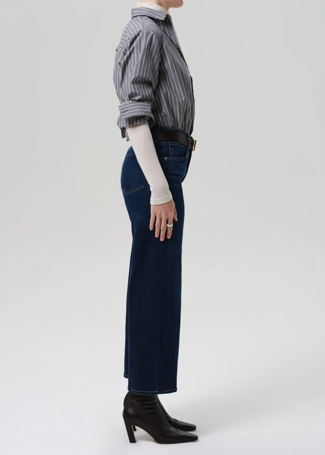 Lyra Wide Leg Crop Clean Hem in Dakota sold by Citizens Of Humanity product image thumbnail 3