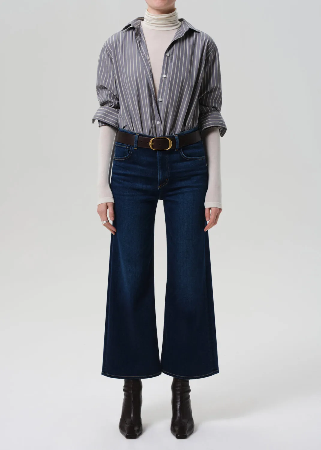 Lyra Wide Leg Crop Clean Hem in Dakota sold by Citizens Of Humanity
