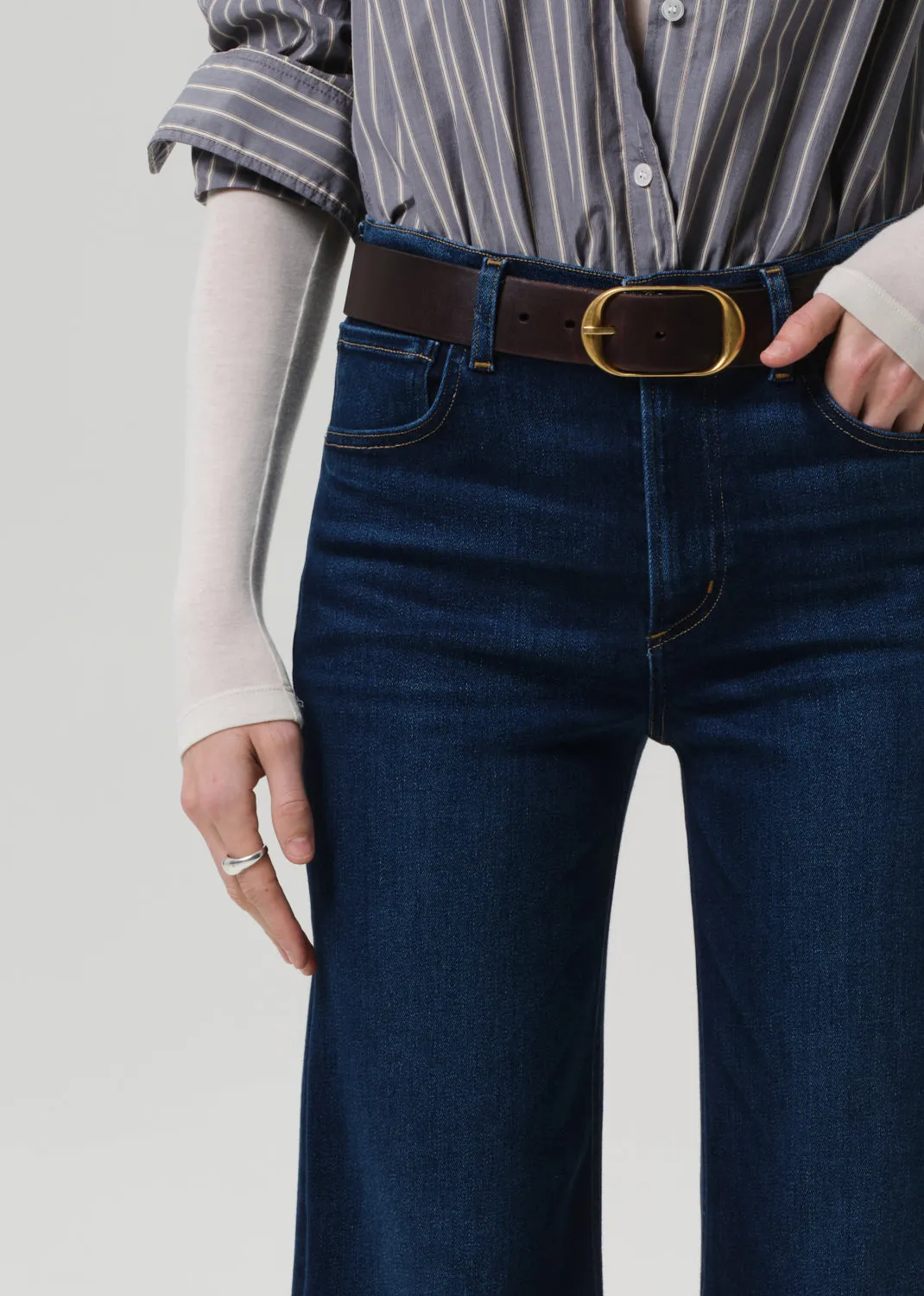 Lyra Wide Leg Crop Clean Hem in Dakota sold by Citizens Of Humanity product image thumbnail 5