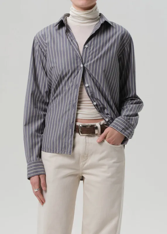 Avni Slim Shirt in Cleo Stripe sold by Citizens Of Humanity