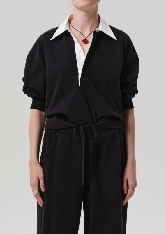 Aris Rugby in Black sold by Citizens Of Humanity