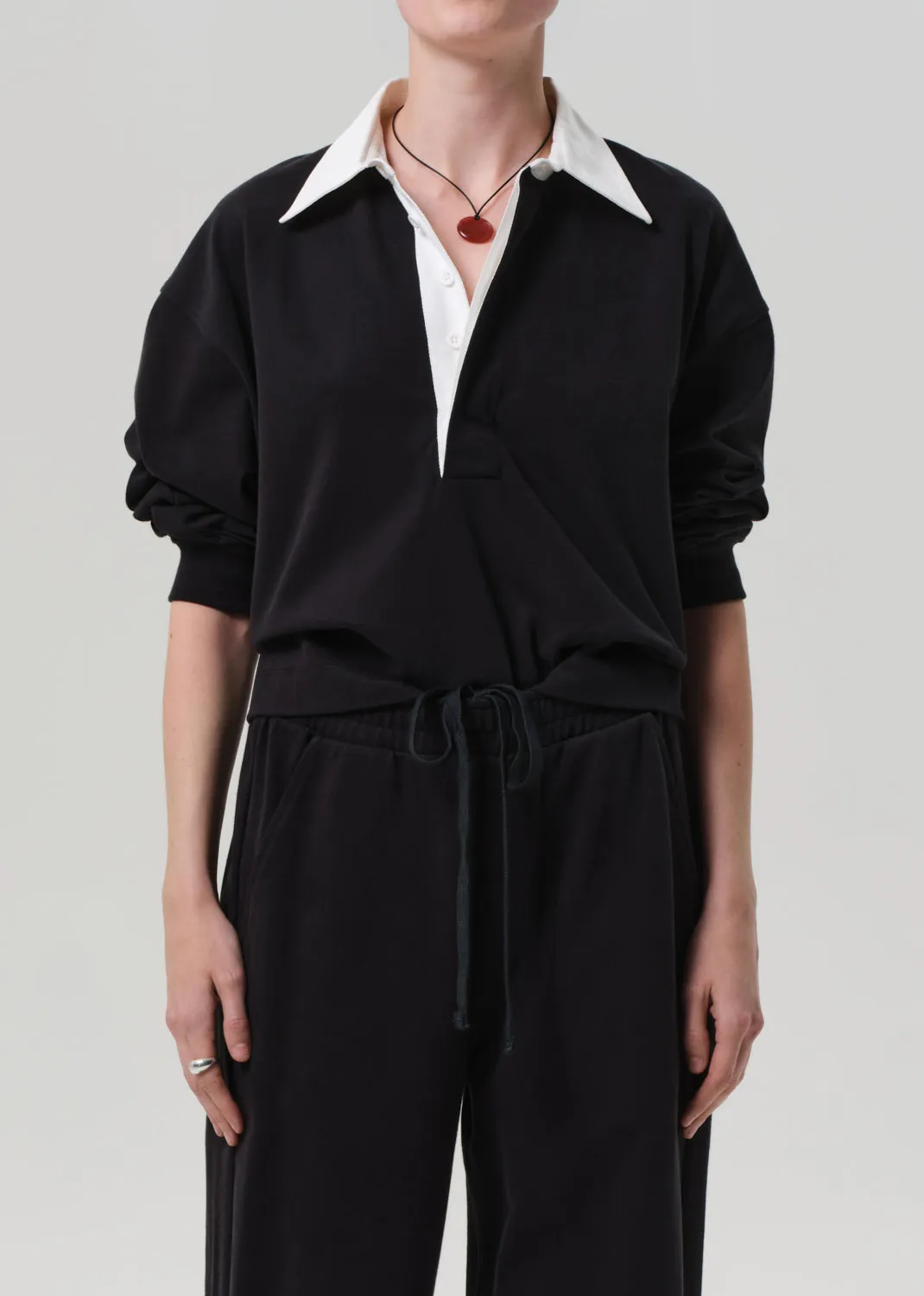 Aris Rugby in Black sold by Citizens Of Humanity