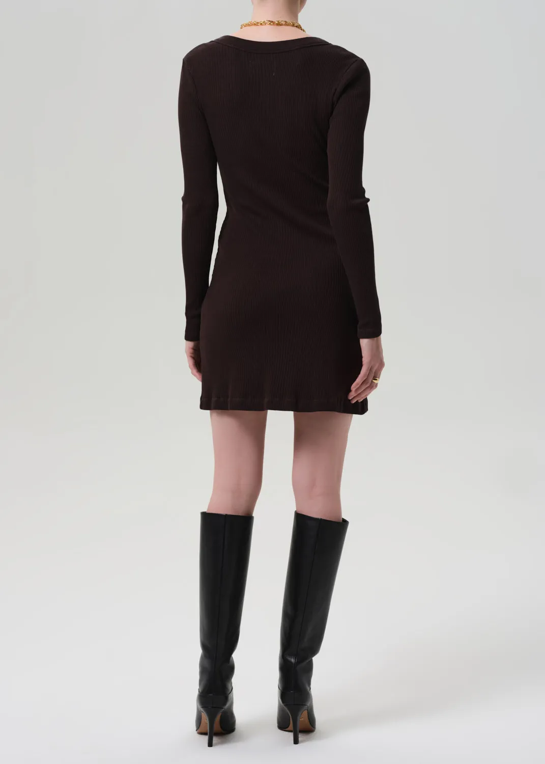 Nali Mini Dress in Chocolate sold by Citizens Of Humanity product image thumbnail 2