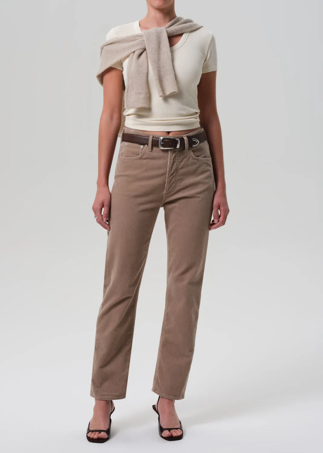 Maude U Neck Tee in Pashmina sold by Citizens Of Humanity product image thumbnail 5