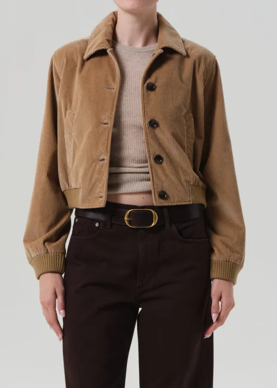 Lola Eve Bomber in Amber made by Citizens Of Humanity