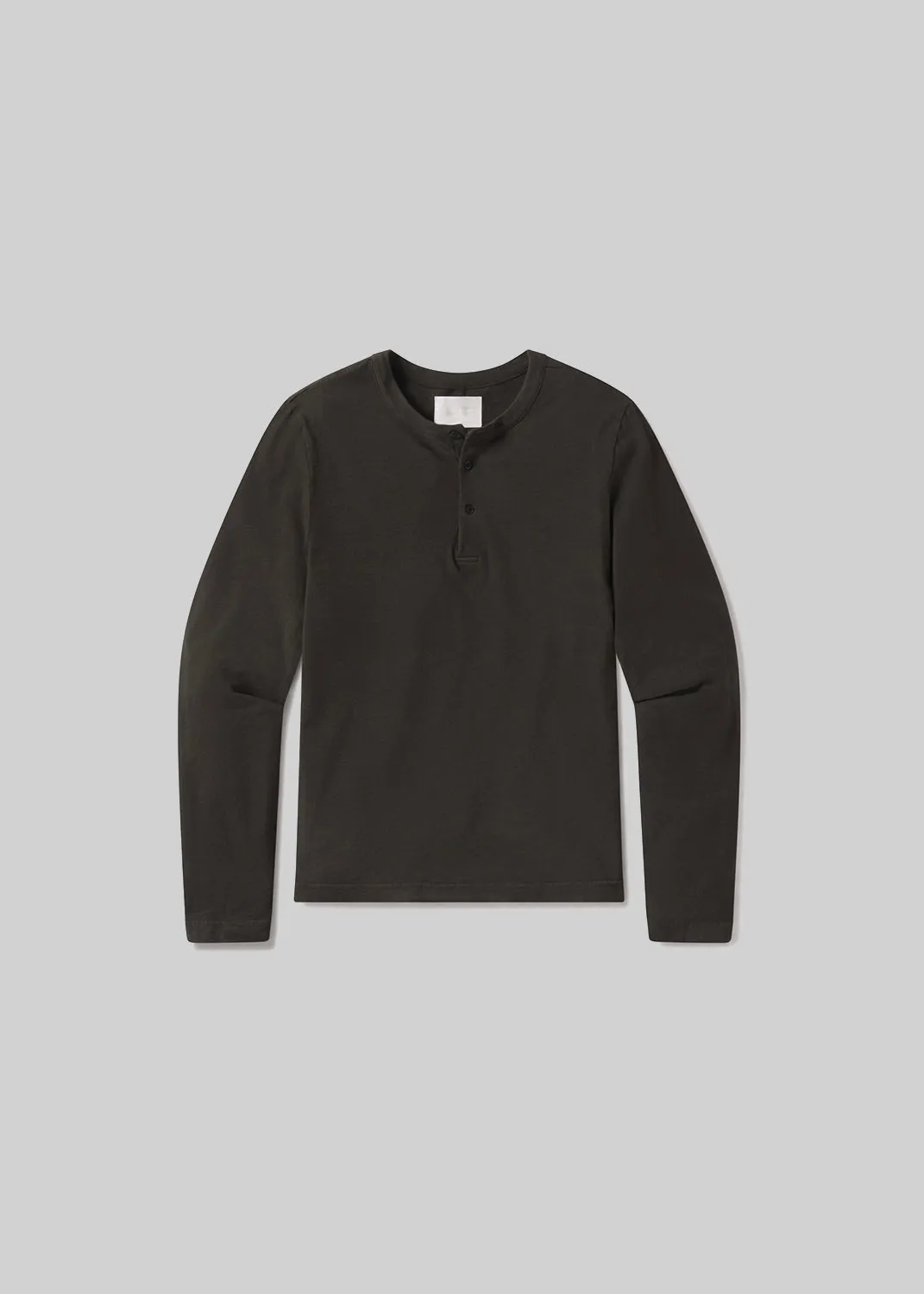 Three Button Henley in Forrest sold by Citizens Of Humanity
