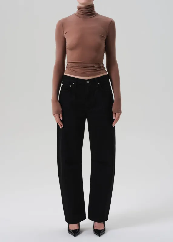 Miro Long Relaxed Jean in Solid Black sold by Citizens Of Humanity