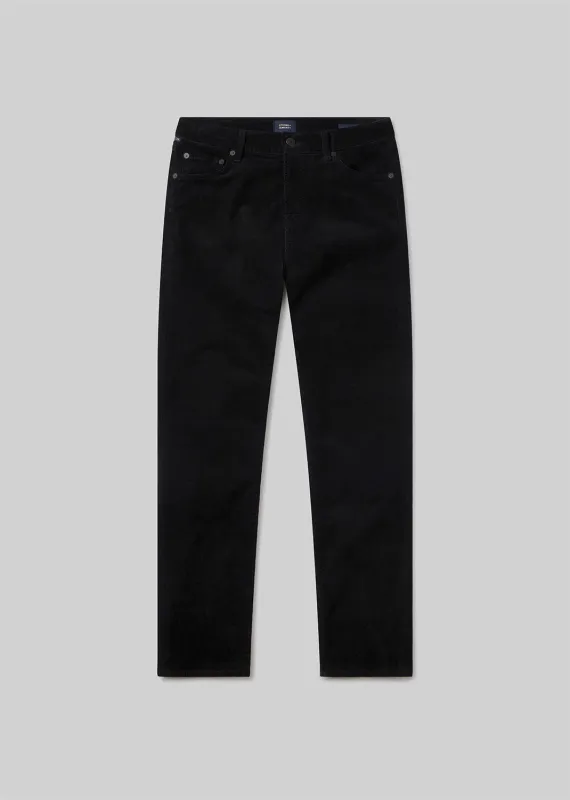 Gage Slim Straight Stretch Corduroy in Black sold by Citizens Of Humanity