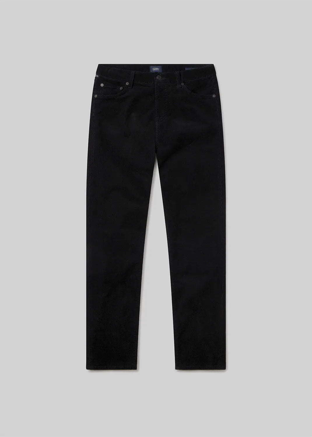 Gage Slim Straight Stretch Corduroy in Black sold by Citizens Of Humanity