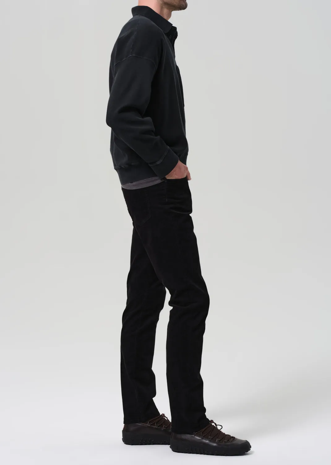 Gage Slim Straight Stretch Corduroy in Black sold by Citizens Of Humanity product image thumbnail 4