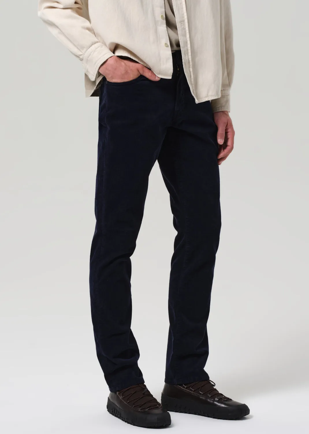 Gage Slim Straight Stretch Corduroy in Navy sold by Citizens Of Humanity product image thumbnail 5