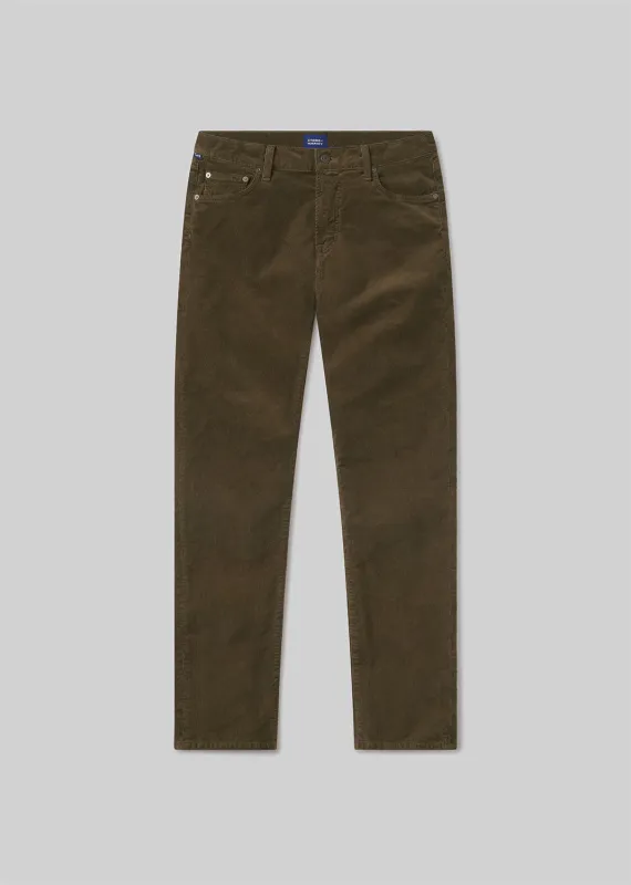 Gage Slim Straight Stretch Corduroy in Olive sold by Citizens Of Humanity