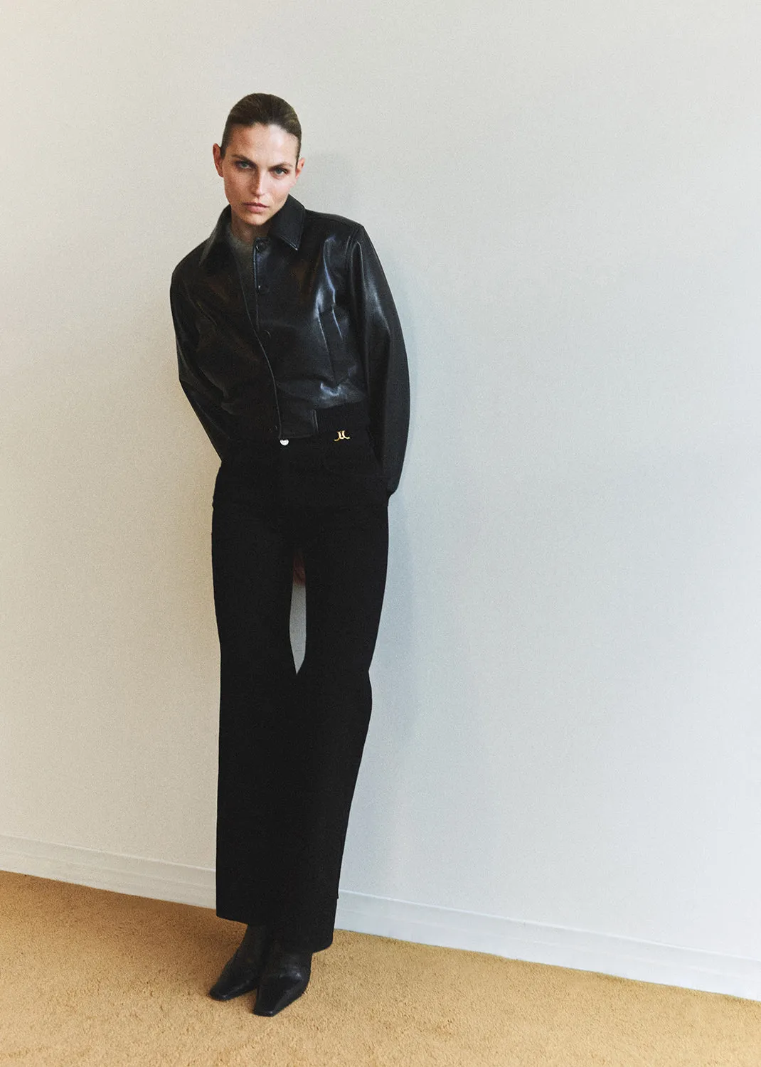 Kimberly Flare With Horsebit in Rich Black sold by Citizens Of Humanity product image thumbnail 2