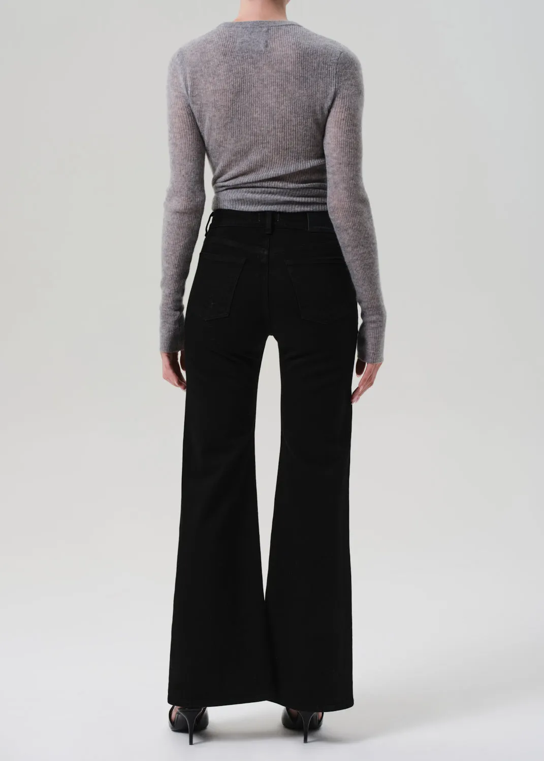 Kimberly Flare With Horsebit in Rich Black sold by Citizens Of Humanity product image thumbnail 3