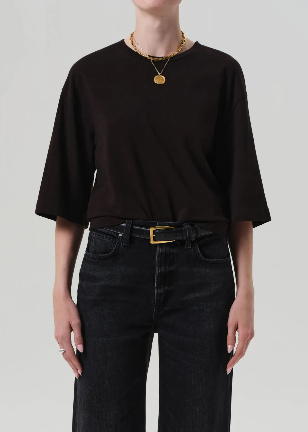 Amelia Tee in Chocolate sold by Citizens Of Humanity