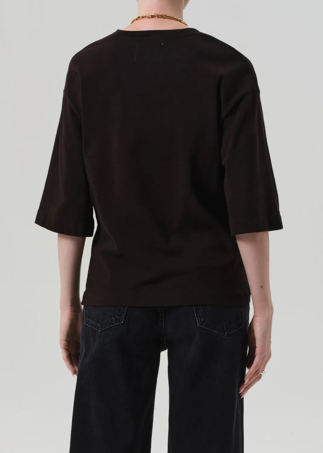 Amelia Tee in Chocolate sold by Citizens Of Humanity product image thumbnail 2