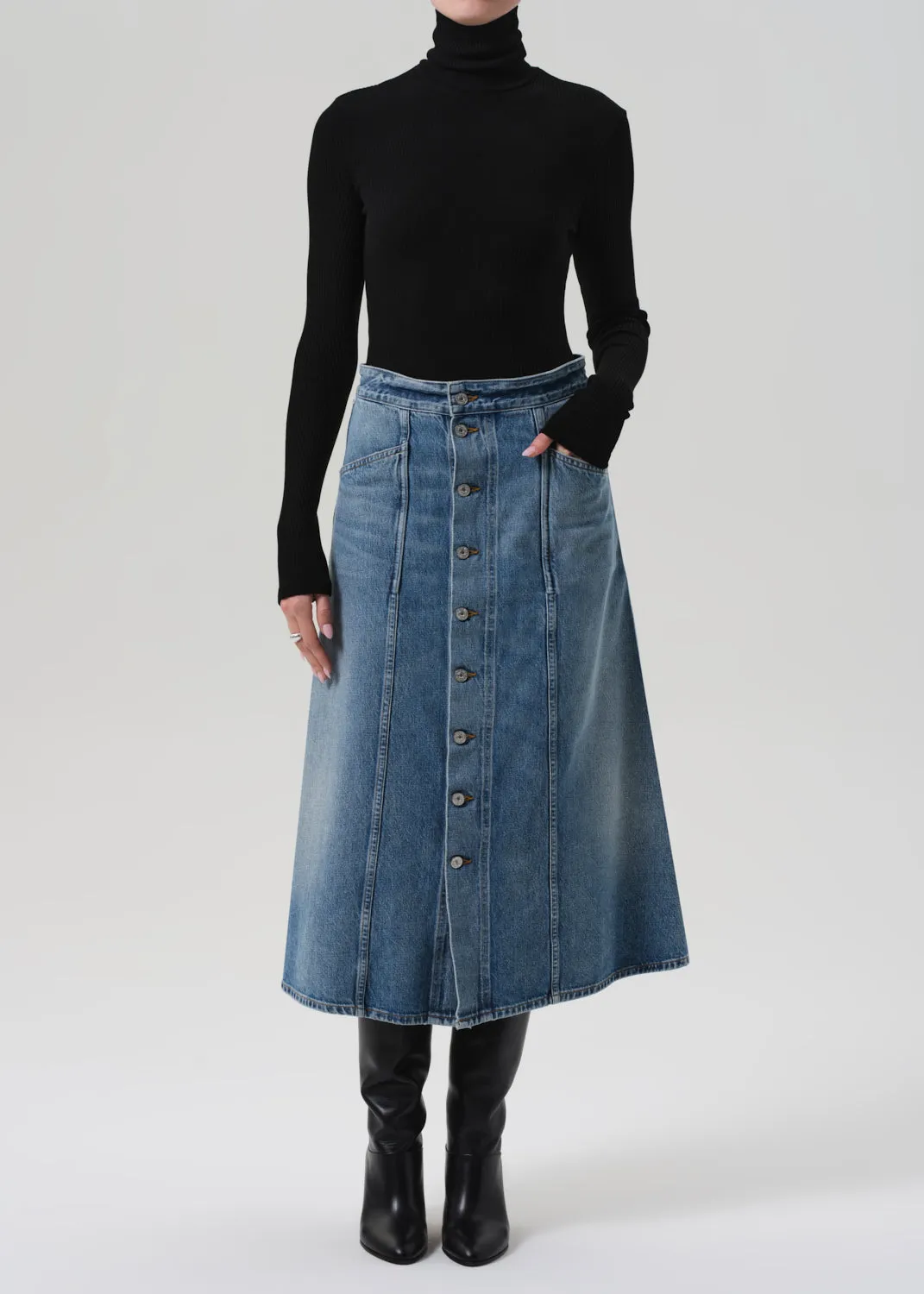 Devin A-Line Skirt in Asti sold by Citizens Of Humanity