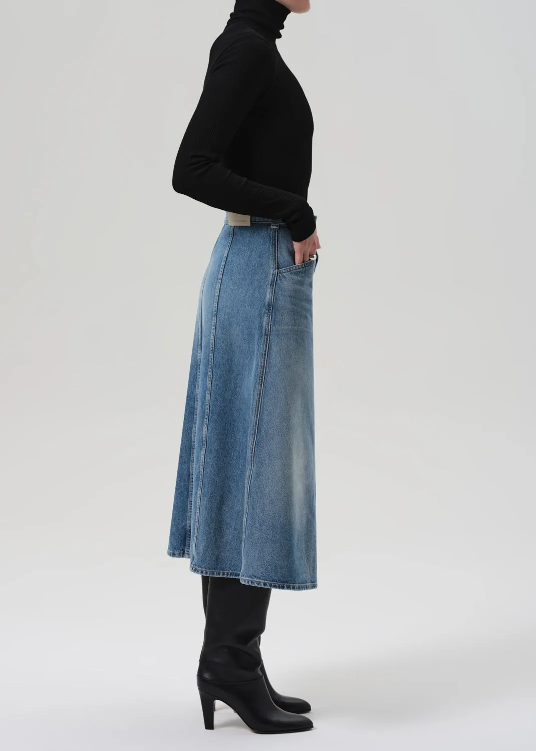 Devin A-Line Skirt in Asti sold by Citizens Of Humanity product image thumbnail 3