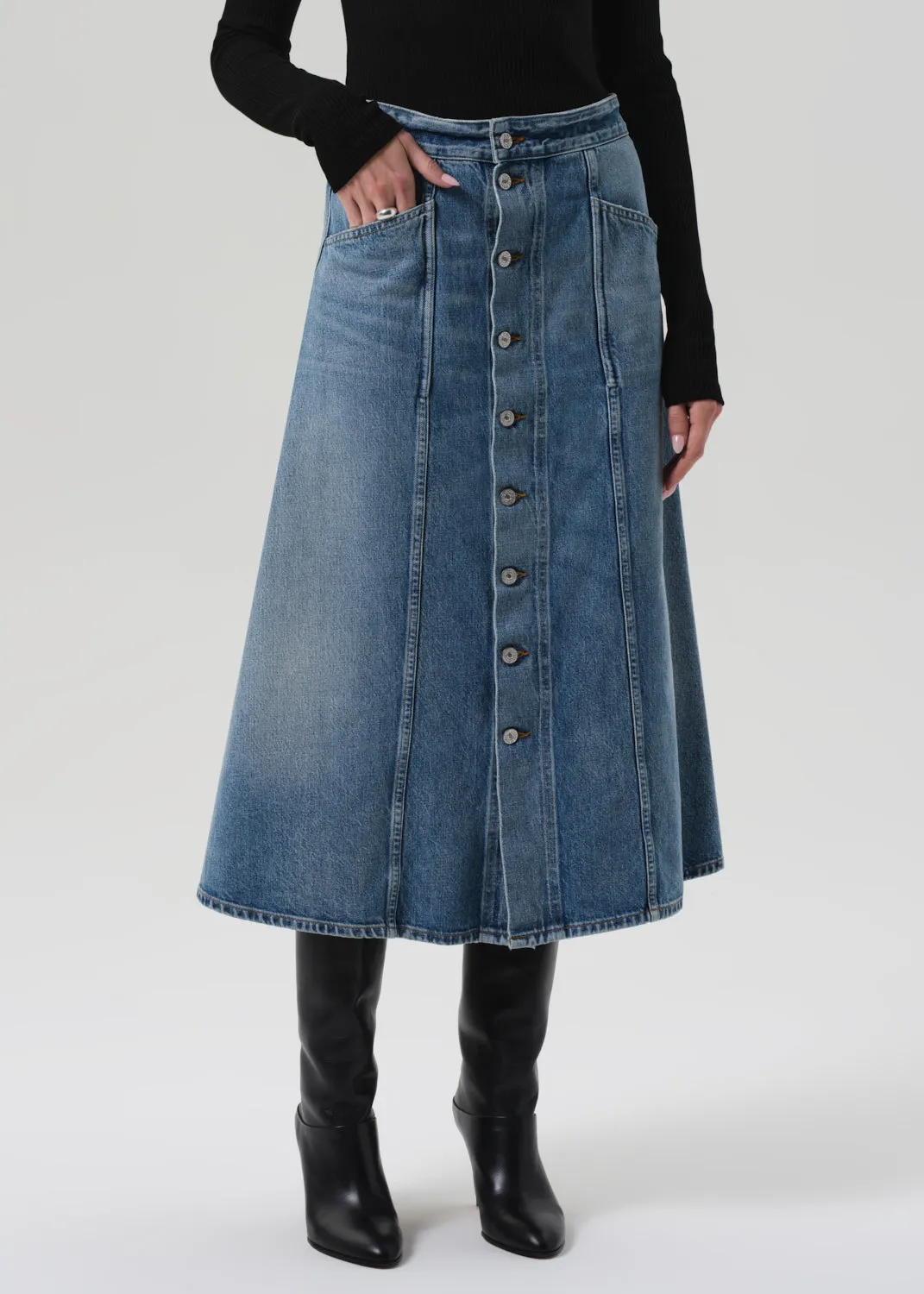 Devin A-Line Skirt in Asti sold by Citizens Of Humanity product image thumbnail 4
