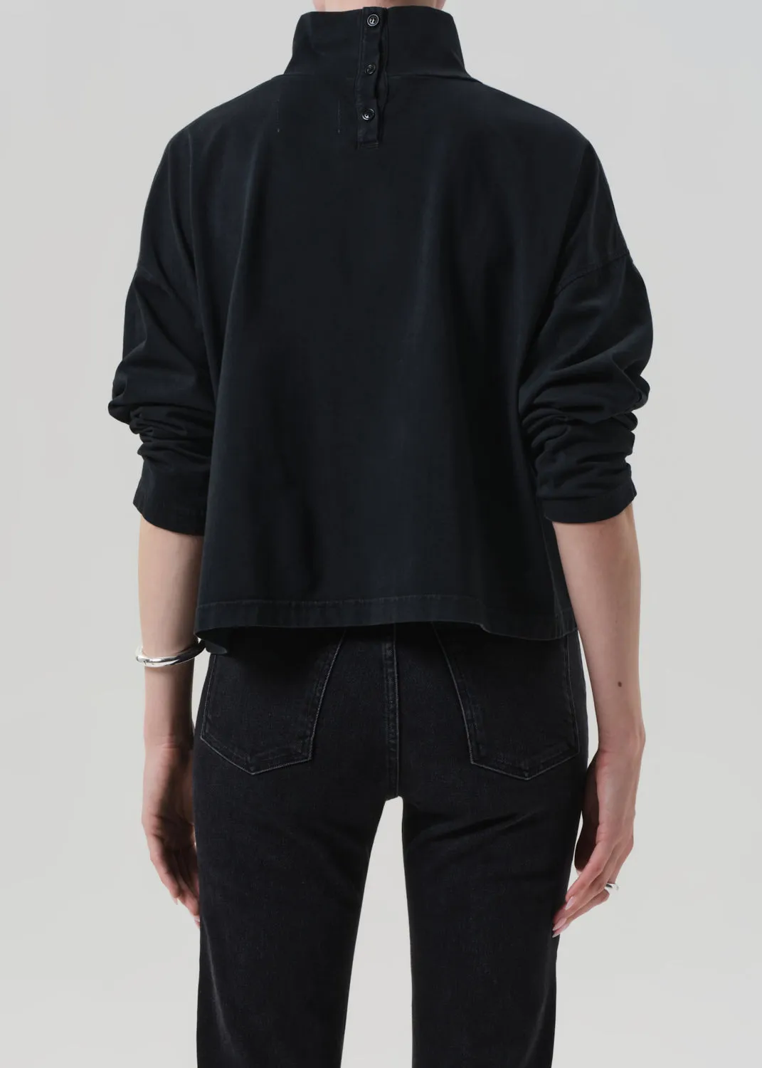 Nola Turtleneck in Washed Black sold by Citizens Of Humanity product image thumbnail 2